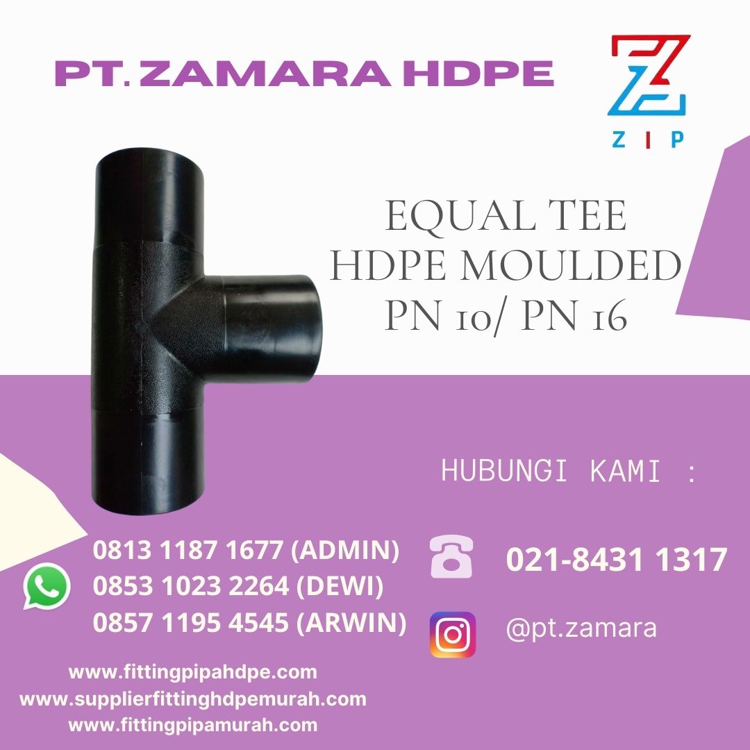 Equal Tee HDPE Moulded